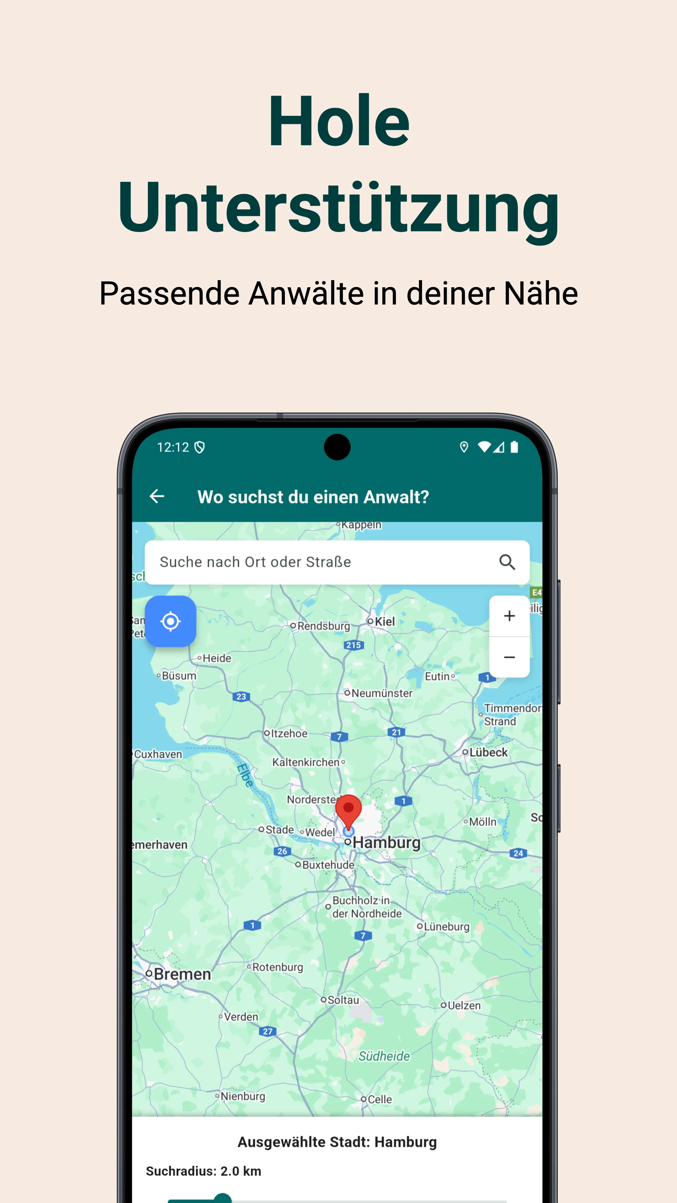 Passende Anwälte in Ihrer Nähe finden