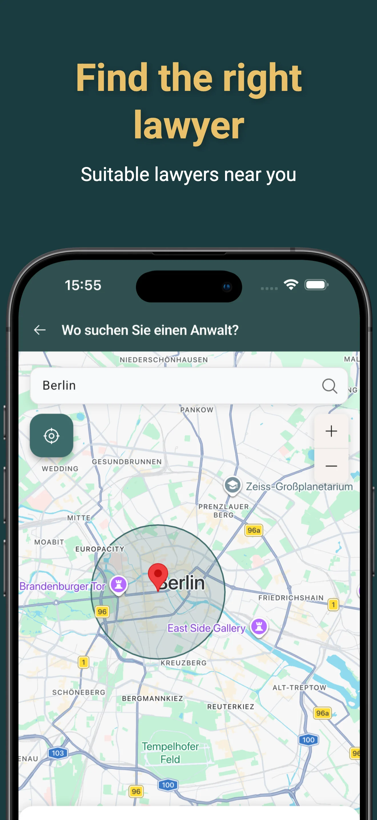 Find matching lawyers near you