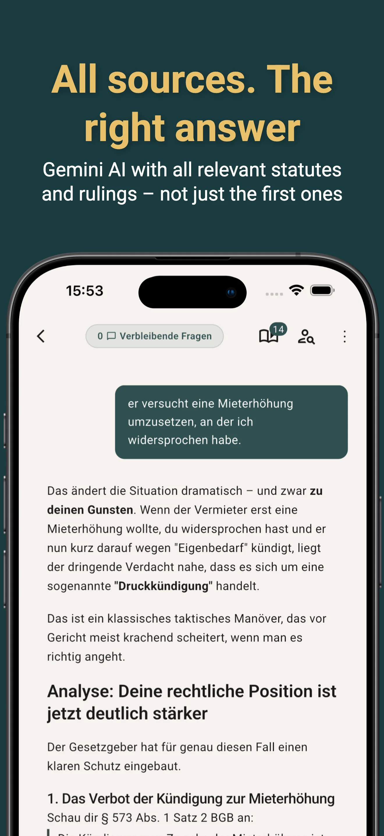 AI Chat - Legal initial assessment