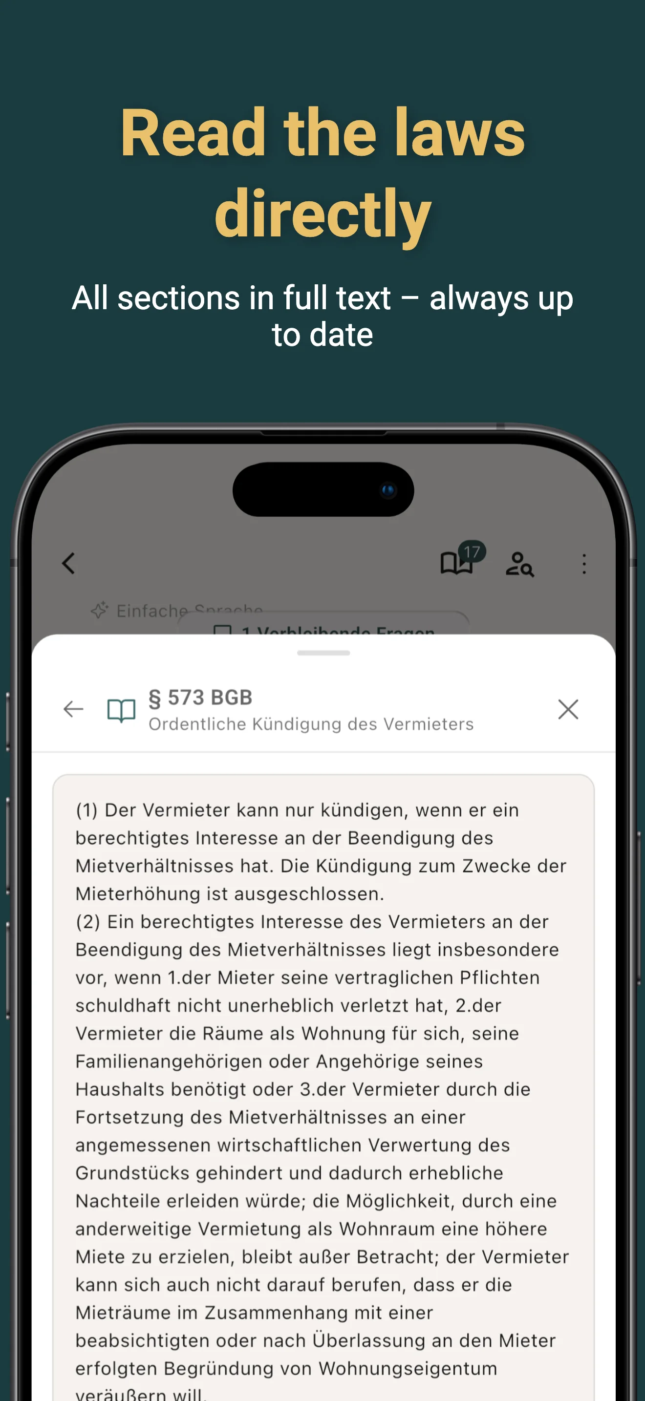 Legal text detail - Get informed