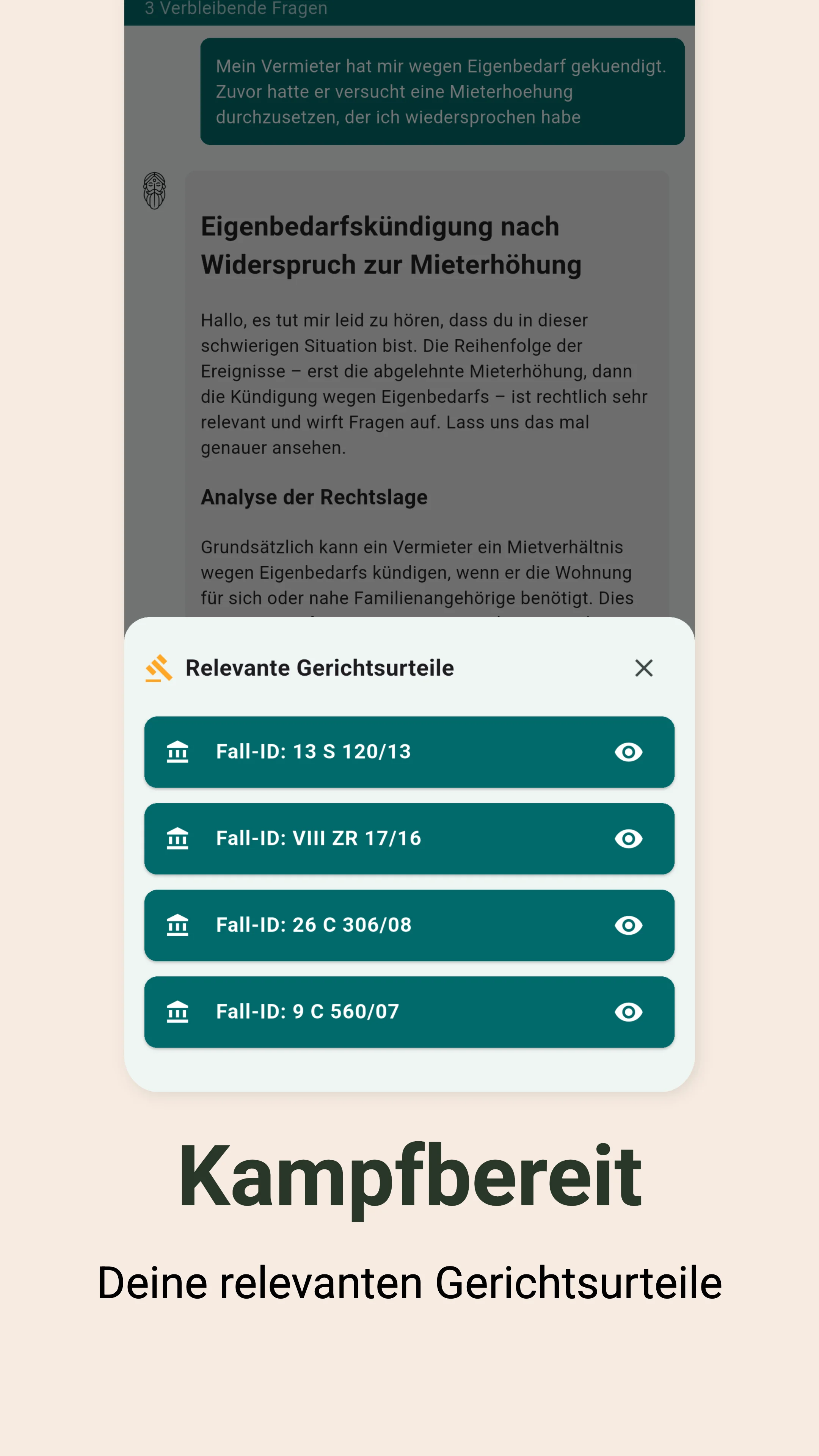 Relevante Gerichtsurteile